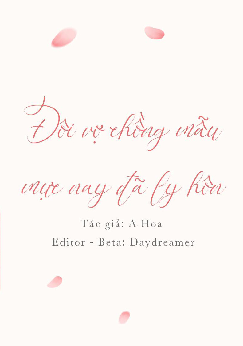 Đôi Vợ Chồng Mẫu Mực Nay Đã Ly Hôn